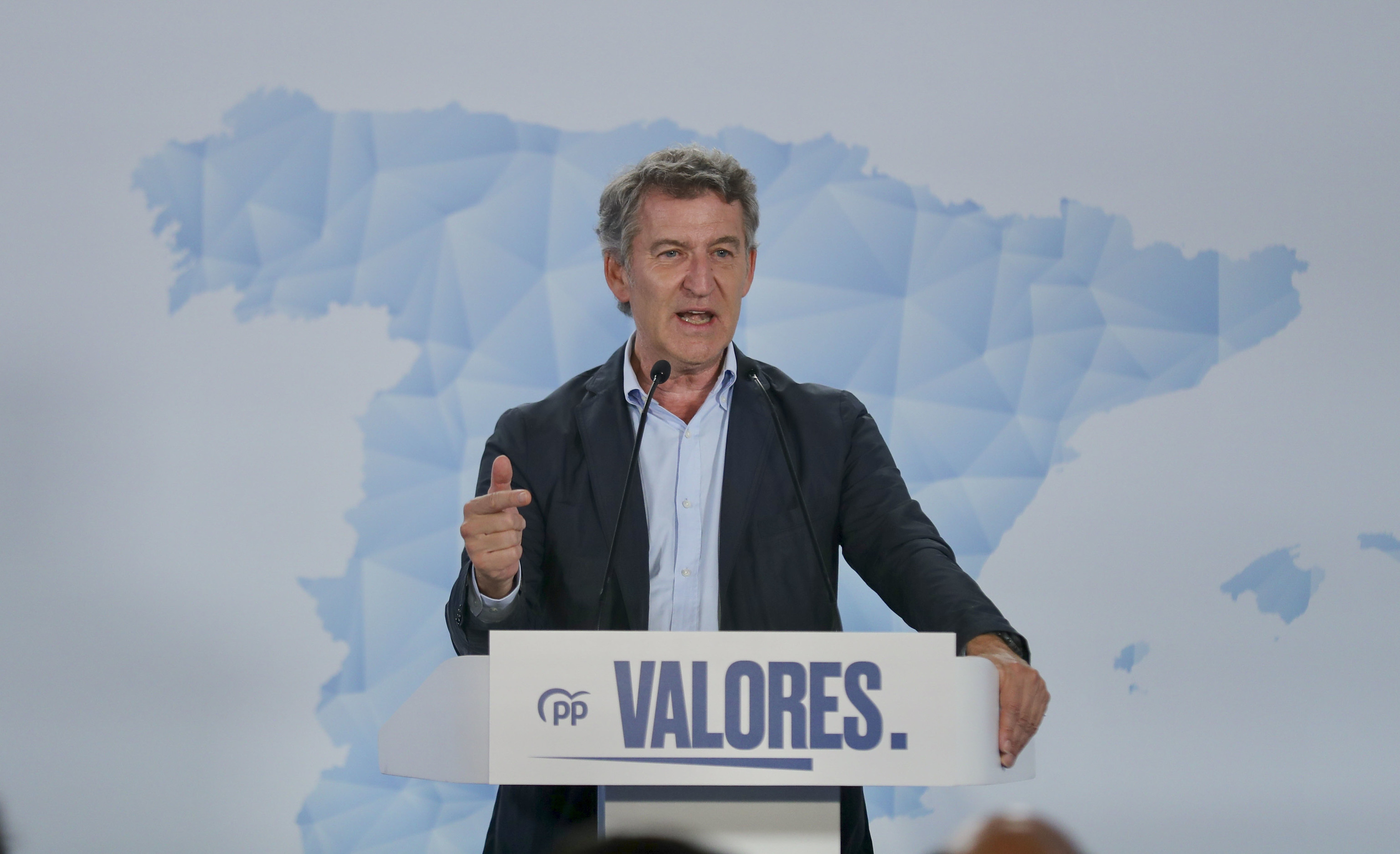El presidente del PP, Alberto Núñez Feijóo.